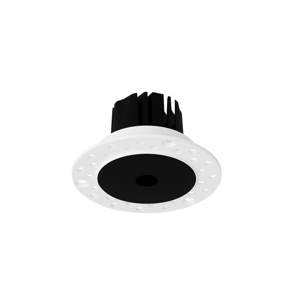 Ideal lux 356129 LED zápustné svítidlo INFINITY | 7W integrovaný LED zdroj | 270lm | 3000K | černá