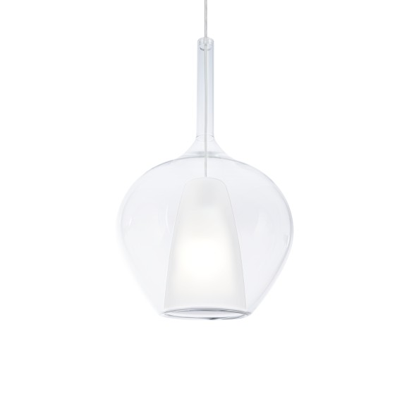 Ideal lux 359571 závěsné stropní svítidlo KALIQUE E27 | stahovací | na lanku | bílá