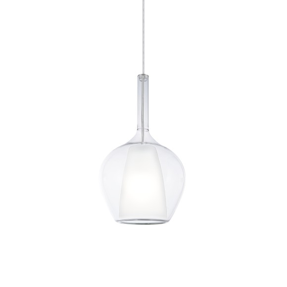 Ideal lux 359939 závěsné stropní svítidlo KALIQUE E27 | stahovací | na lanku | bílá