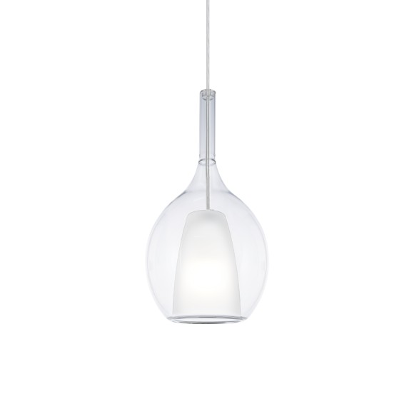 Ideal lux 360034 závěsné stropní svítidlo KALIQUE E27 | stahovací | na lanku | bílá