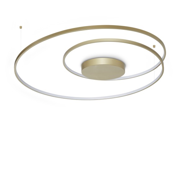 Ideal lux 365022 LED přisazené stropní svítidlo OZ  | 75W integrovaný LED zdroj | 4010lm | 3000K | bronz