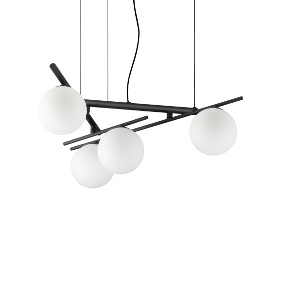 Ideal lux 365091 závěsné stropní svítidlo ATLAS  G9 | stahovací | na lanku | černá