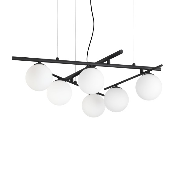 Ideal lux 365114 závěsné stropní svítidlo ATLAS  G9 | stahovací | na lanku | černá