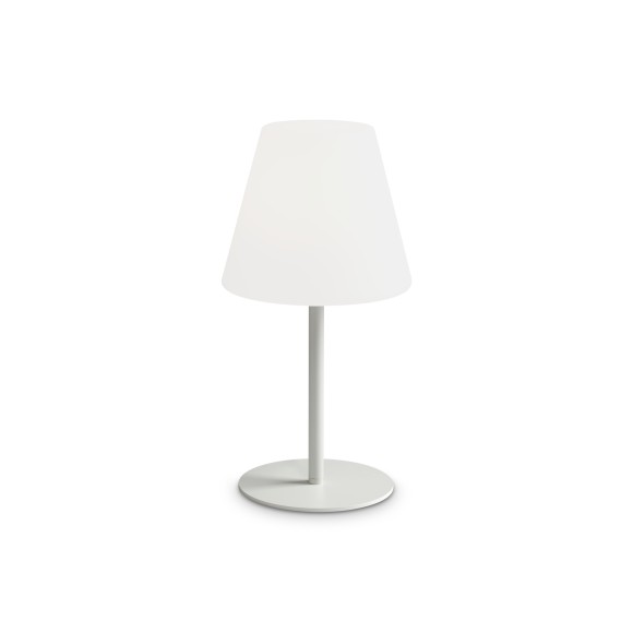 Ideal lux 365756 venkovní stolní svítidlo ARCADIA  E27 | s vypínačem | bílá