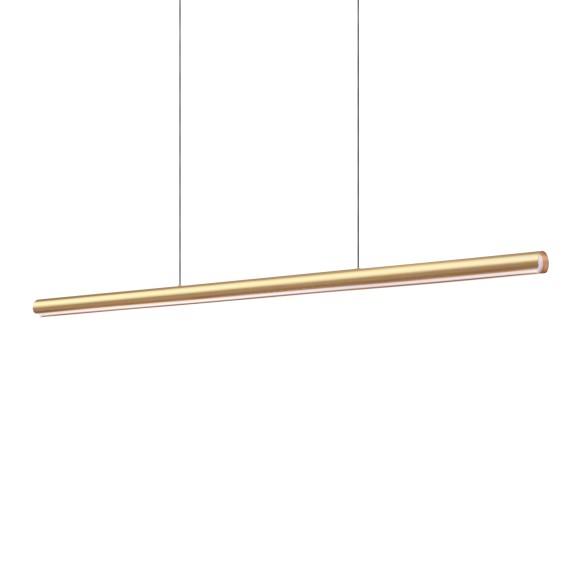Ideal lux 366432 LED závěsné stropní svítidlo DORICA  | 35W integrovaný LED zdroj | 1470lm | 3000K | stahovací | na lanku | měď
