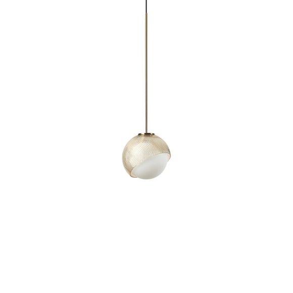 Ideal lux 366623 závěsné stropní svítidlo BLOOM  G9 | stahovací | na lanku | bronz