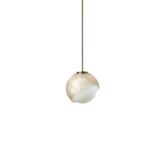 Ideal lux 366647 závěsné stropní svítidlo BLOOM  E27 | stahovací | na lanku | bronz