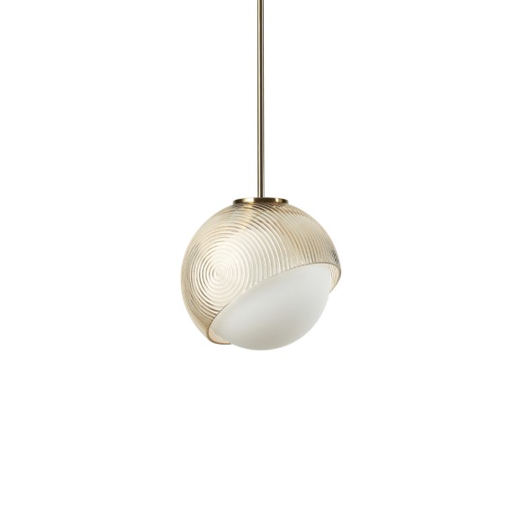 Ideal lux 366661 závěsné stropní svítidlo BLOOM  E27 | stahovací | na lanku | bronz