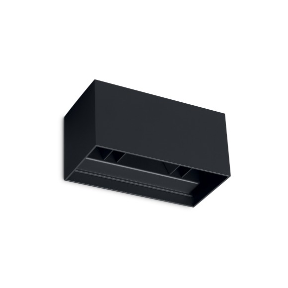 Ideal lux 366906 LED venkovní nástěnné svítidlo ATOM  | 25W integrovaný LED zdroj | 1440lm | 4000K | černá