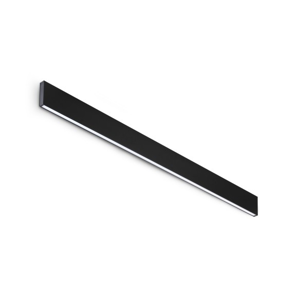 Ideal lux 367576 LED přisazené stropní svítidlo STEEL  | 29W integrovaný LED zdroj | 2310lm | 3000K | černá