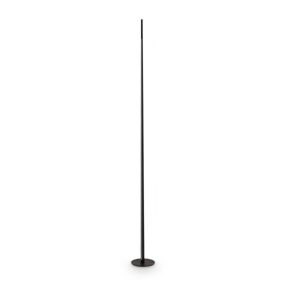 Ideal lux 368658 LED stojací lampa BLADE  | 15W integrovaný LED zdroj | 1220lm | 3000K | s vypínačem | černá