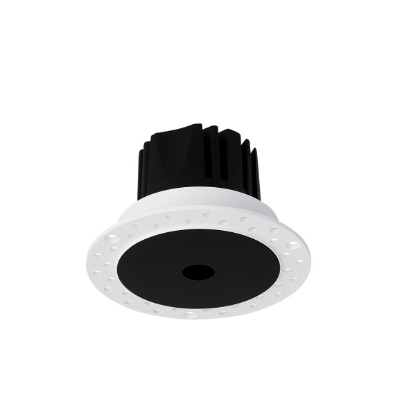 Ideal lux 368764 LED zápustné svítidlo INFINITY | 12W integrovaný LED zdroj | 780lm | 3000K | černá