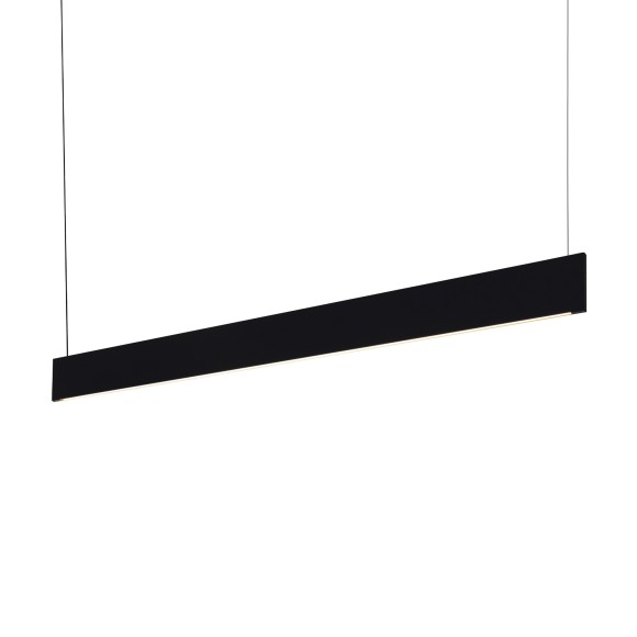 Ideal lux 368818 LED závěsné stropní svítidlo STEEL  | 24W integrovaný LED zdroj | 1310lm | 3000K | stahovací | na lanku | černá
