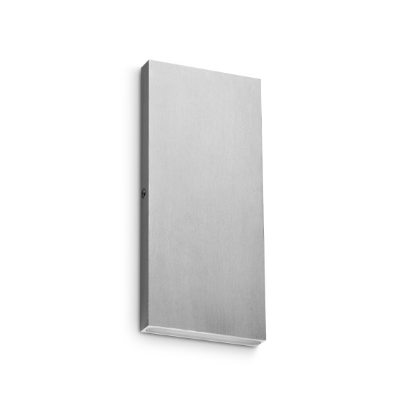 Ideal lux 369273 LED venkovní nástěnné svítidlo POST-IT | 6W integrovaný LED zdroj | 360lm | 3000K | chrom