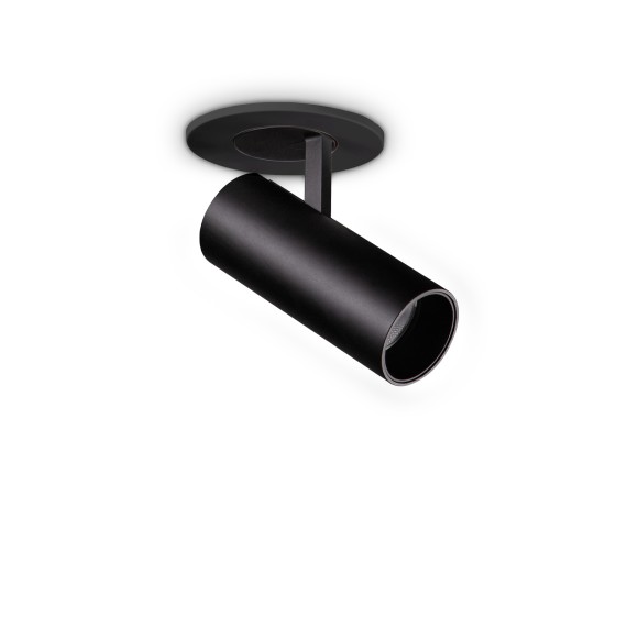 Ideal lux 370132 LED bodové stropní svítidlo NOVA  | 6W integrovaný LED zdroj | 470lm | 4000K | černá