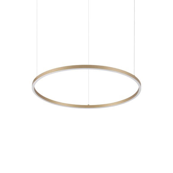 Ideal lux 370446 LED závěsné stropní svítidlo ORACLE  | 37W integrovaný LED zdroj | 2130lm | 3000K | stahovací | na lanku | bronz