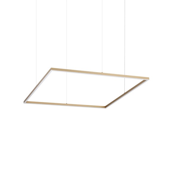 Ideal lux 370538 LED závěsné stropní svítidlo ORACLE  | 53W integrovaný LED zdroj | 2610lm | 3000K | stahovací | na lanku | bronz