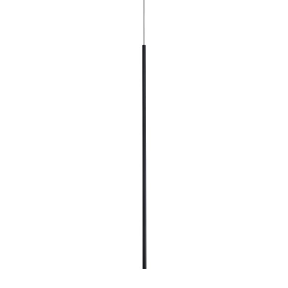 Ideal lux 370934 LED závěsné stropní svítidlo LOOK  | 4W integrovaný LED zdroj | 180lm | 3000K | stahovací | na lanku | černá