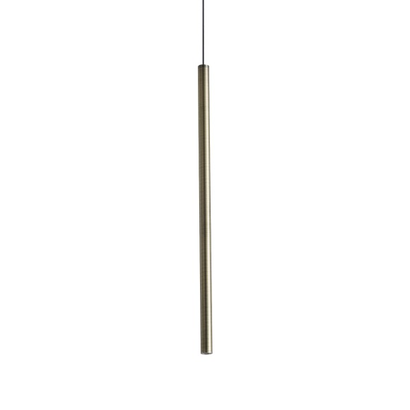 Ideal lux 371054 LED závěsné stropní svítidlo LOOK  | 4W integrovaný LED zdroj | 180lm | 3000K | stahovací | na lanku | bronz