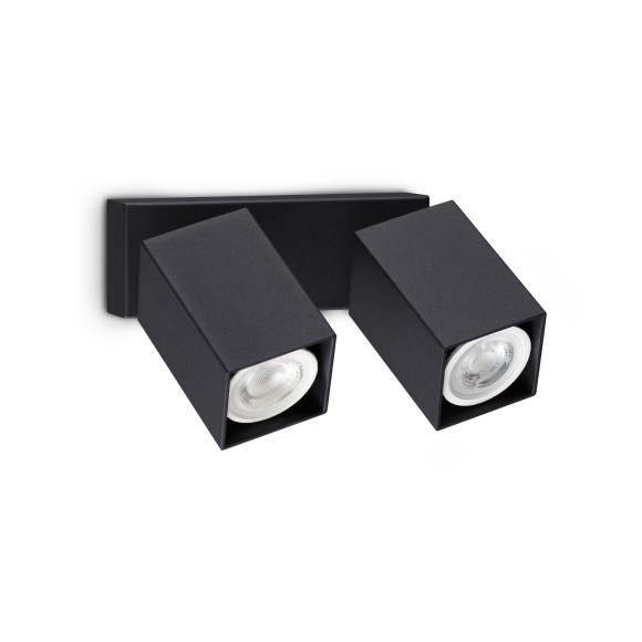 Ideal lux 371238 bodové nástěnné svítidlo DYNAMITE  GU10 | černá
