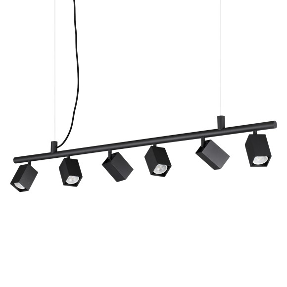 Ideal lux 371412 závěsné stropní svítidlo DYNAMITE  GU10 | stahovací | na lanku | černá