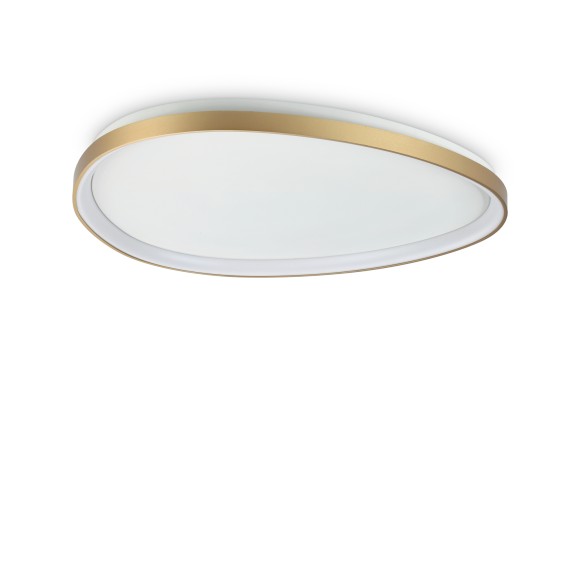 Ideal lux 372112 LED přisazené stropní svítidlo GEMINI  | 42W integrovaný LED zdroj | 3120lm | 4000K | bronz