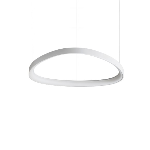 Ideal lux 372150 LED závěsné stropní svítidlo GEMINI  | 47W integrovaný LED zdroj | 4550lm | 4000K | stahovací | na lanku | bílá