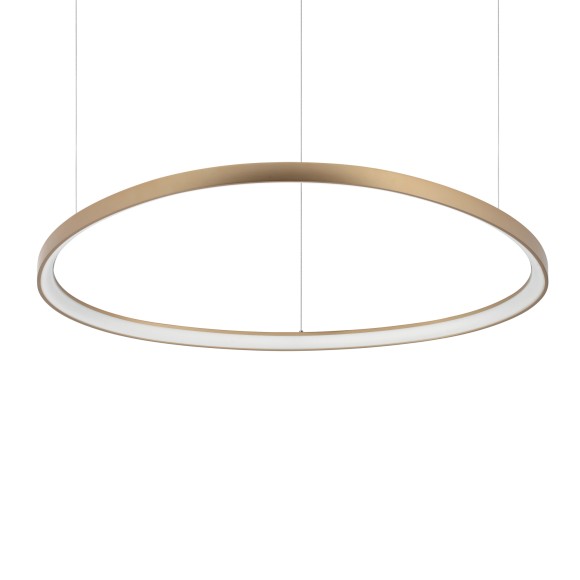 Ideal lux 372235 LED závěsné stropní svítidlo GEMINI  | 78W integrovaný LED zdroj | 5430lm | 4000K | bronz