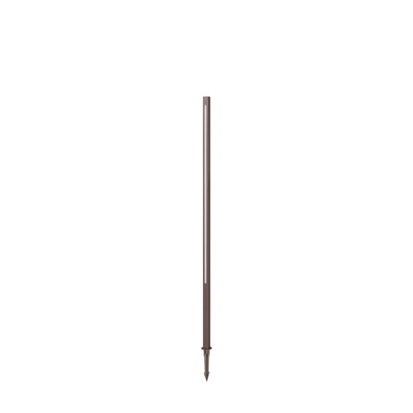 Ideal lux 372280 LED zahradní sloupek JEDI  | 19W integrovaný LED zdroj | 830lm | 3000K | hnědá