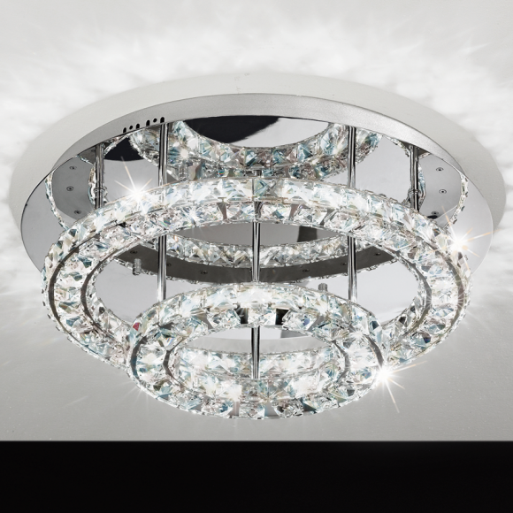 Eglo 39003 LED stropní svítidlo Toneria 1x36W | 3600lm | 3500-5000K - chrom