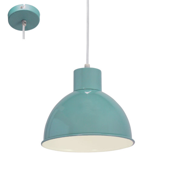 Eglo VINTAGE 49239 Závěsné svítidlo TRURO 1 mentolová 1xE27