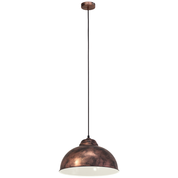 Eglo 49248 závěsné svítidlo Truro 2 1x60W | E27 - antická měď