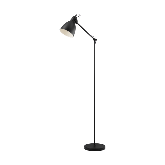 Eglo 49471 stojací svítidlo Priddy 1x40W | E27 - černá, bílá