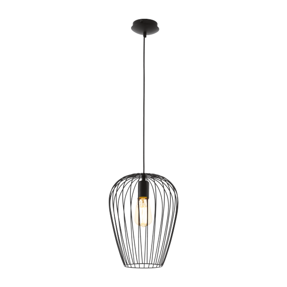 Eglo 49472 závěsné svítidlo Newtown 1x60W | E27 - černá