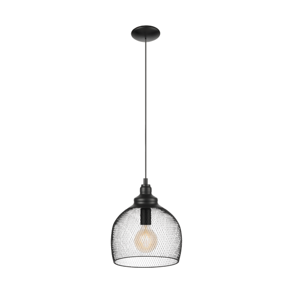 Eglo 49736 závěsné svítidlo Straiton 1x60W | E27 - černá