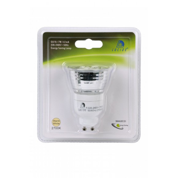 žárovka Lucide CFL BULB 50444/07/31 1x7W GU10 - úsporná