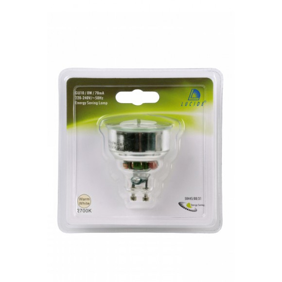 žárovka Lucide CFL BULB 50445/08/31 1x8W GU10 - úsporná