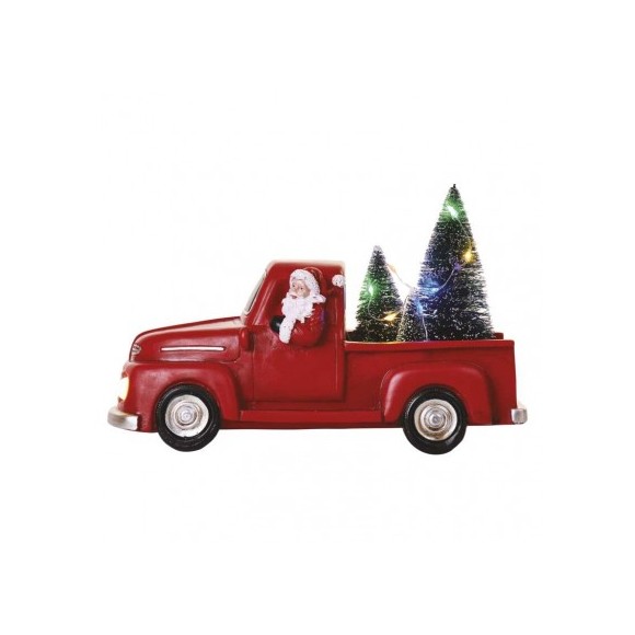 Emos DCLW09 LED vánoční dekorace – autíčko 8x0,22W | 3xAA - multicolor, časovač