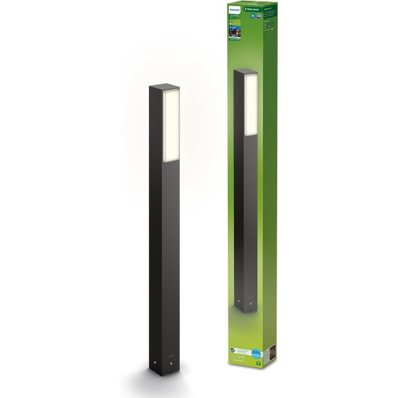 Philips 8720169257474 LED venkovní sloupek Stratosphere | 3,8W integrovaný LED zdroj | 800lm | 4000K