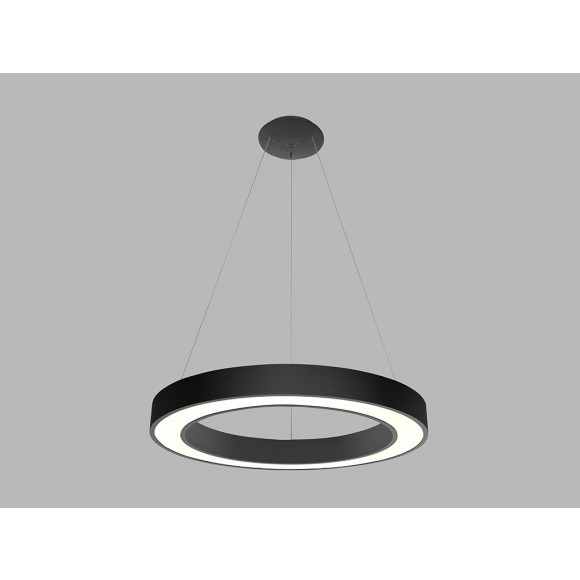 LED2 3270753 LED závěsné stropní svítidlo Saturn 60 P-Z 1x50W | 2330lm | 3000K/4000K | CCT | IP20 - černá