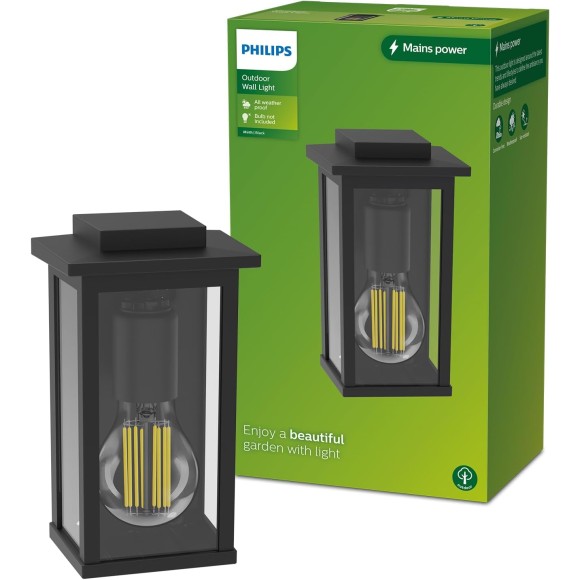 Philips 8720169266490 venkovní nástěnné svítidlo Mirth E27