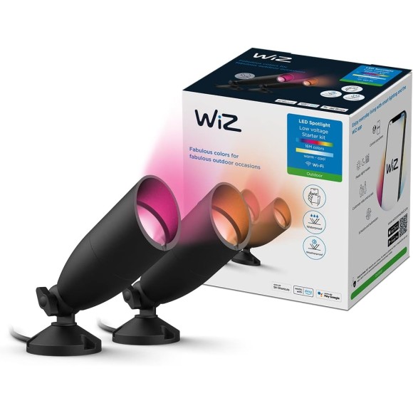 Philips WiZ 8720169071599 LED startovací sada Ground | 10W integrovaný LED zdroj | 540 lm | 2700-5000K