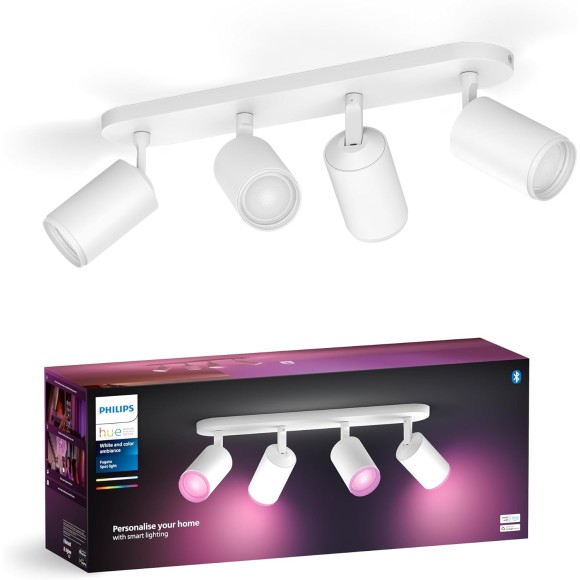 Philips HUE  8720169319578 LED bodové stropní svítidlo Fugato  | 4x4,2W GU10 | 2000-6500K+RGBK