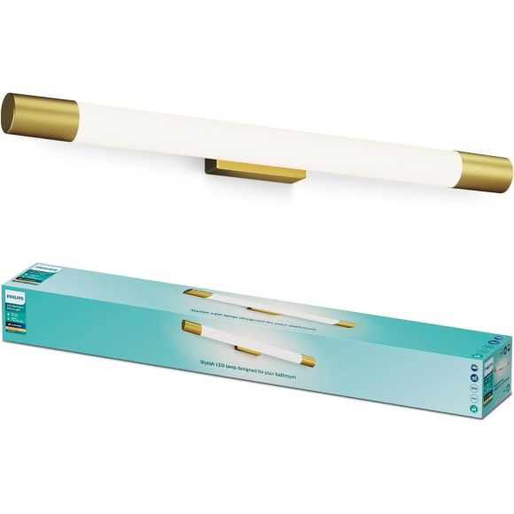 Philips 8720169299399 LED nástěnné svítidlo nad zrcadlo Rover  | 10W integrovaný LED zdroj | 1100lm | 2700K