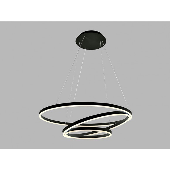 LED2 3271133D LED závěsné sropní svítidlo Circle 3 P-Z 1x136W | 8450lm | 3000K - černá