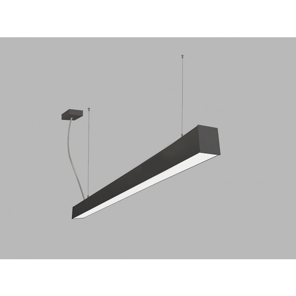 LED2 3310353 LED závěsné stropní svítidlo Lino 120 P-Z 1x22-30W | 2400-3300lm | 3000K/3500K/4000K | CCT | IP20 - černá