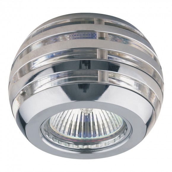 Emithor 71007 ELEGANT GLASS FIX zápustné svítidlo 1xGU10 / 50W, lesklý chrom / akryl