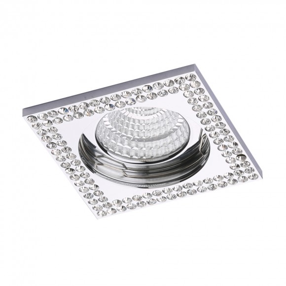 Emithor 71077 CRYSTAL FIX FAMILY zápustné svítidlo GU10 / 50W, chrom
