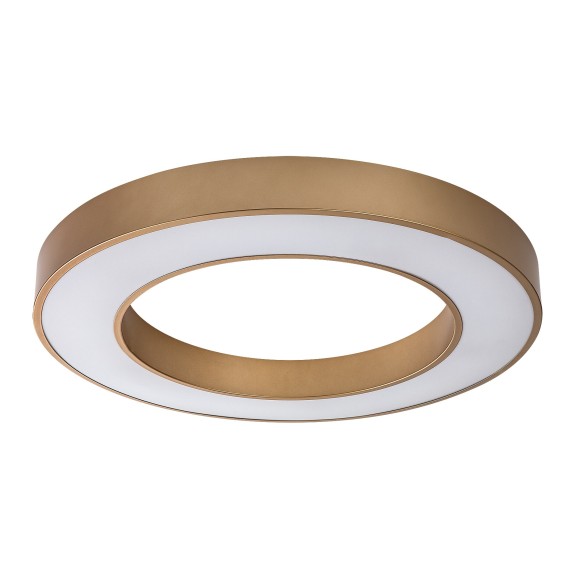 Rabalux 71363 LED přisazené stropní svítidlo Cirano | 45W integrovaný LED zdroj | 2700lm | 3000-6500K | dálkové ovládání | stmívač | zlatá