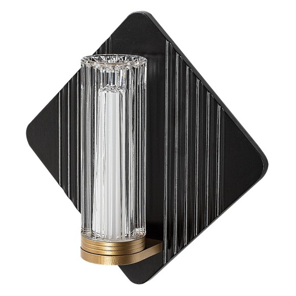 Rabalux 71407 LED nástěnné svítidlo Rosaline | 7W integrovaný LED zdroj | 500lm | 3000K | černá